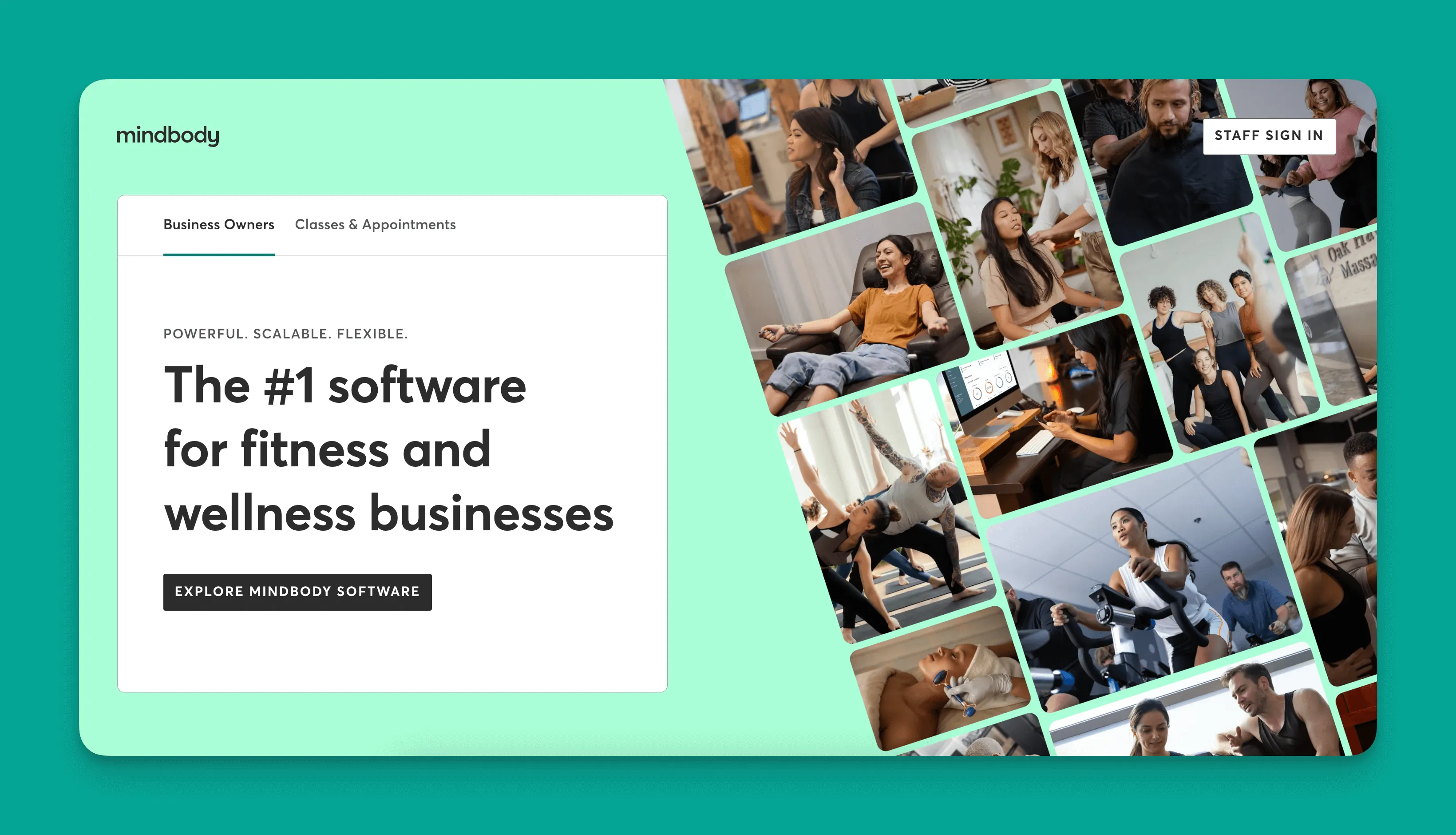 Mindbody salon management platform