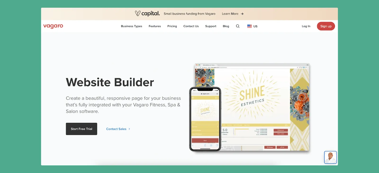 Vagaro platform interface