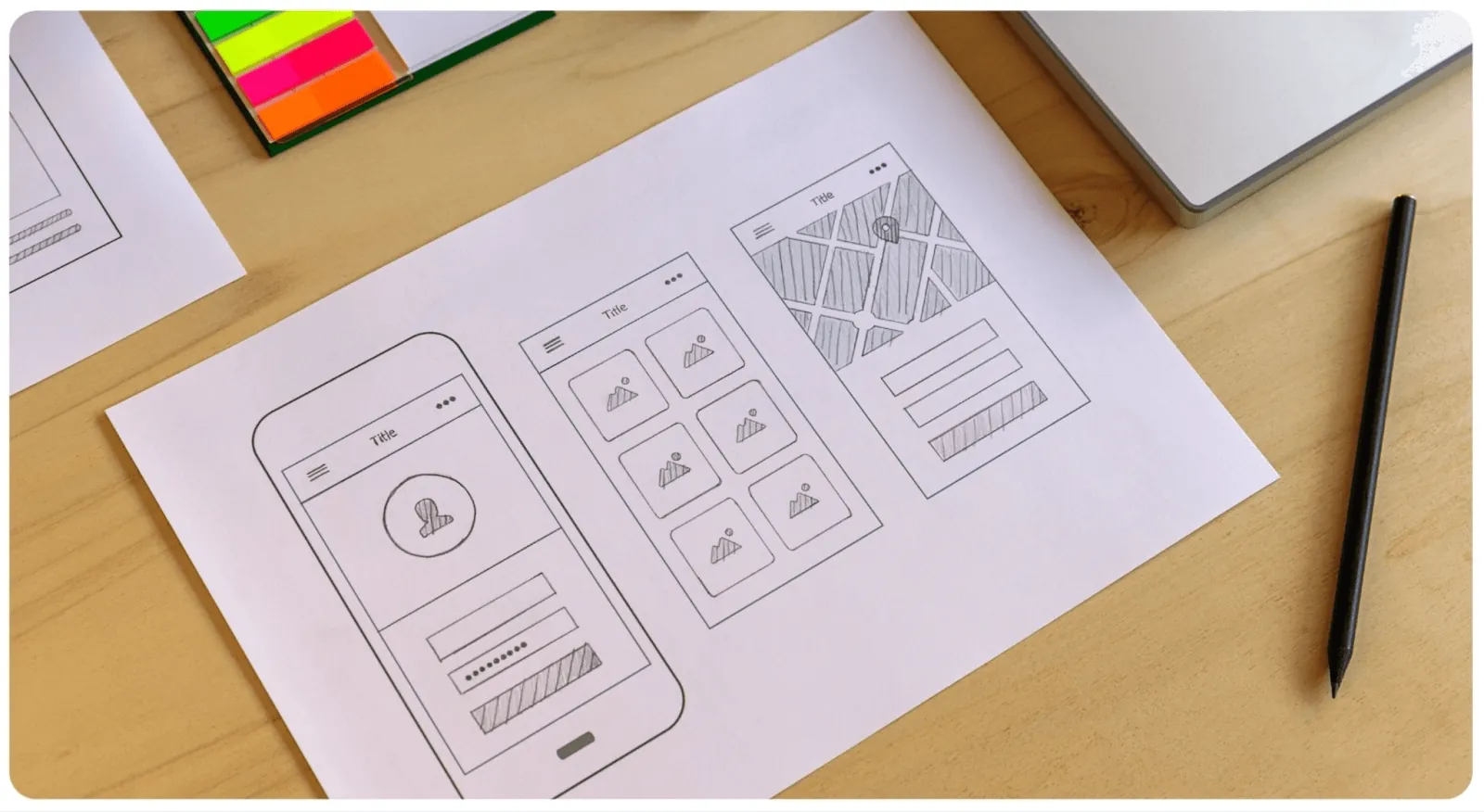 User flow diagram example