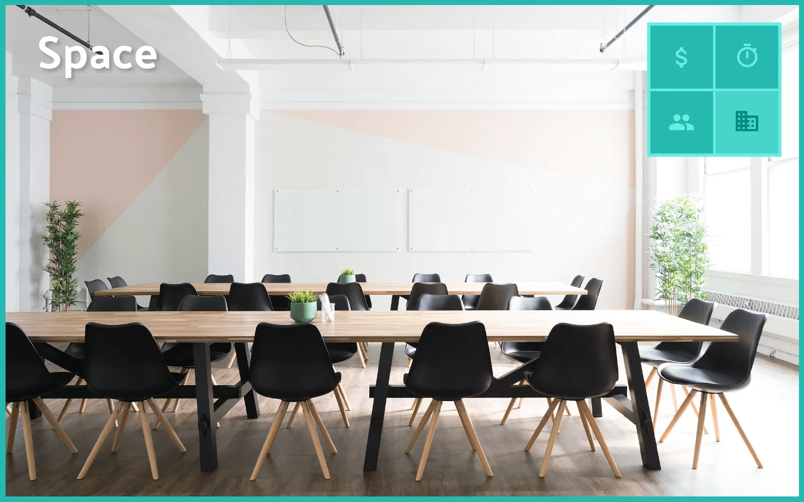 Workspace representing space constraints in design