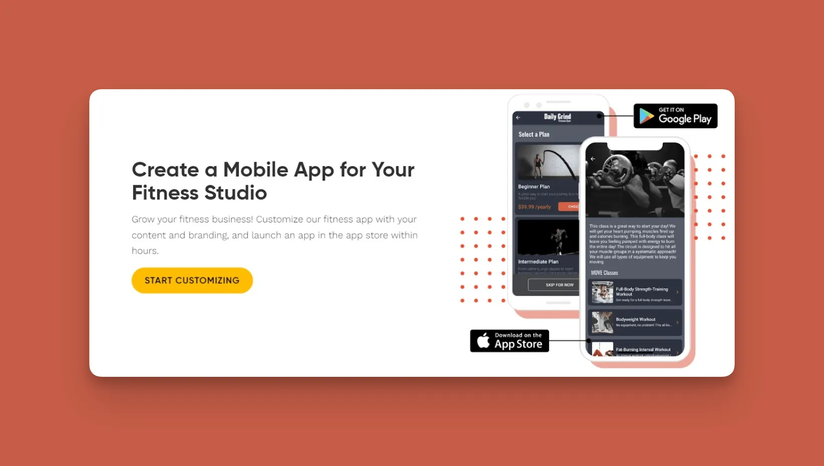 Adalo Health and Fitness Template