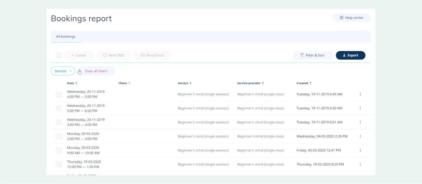 SimplyBook.me booking system