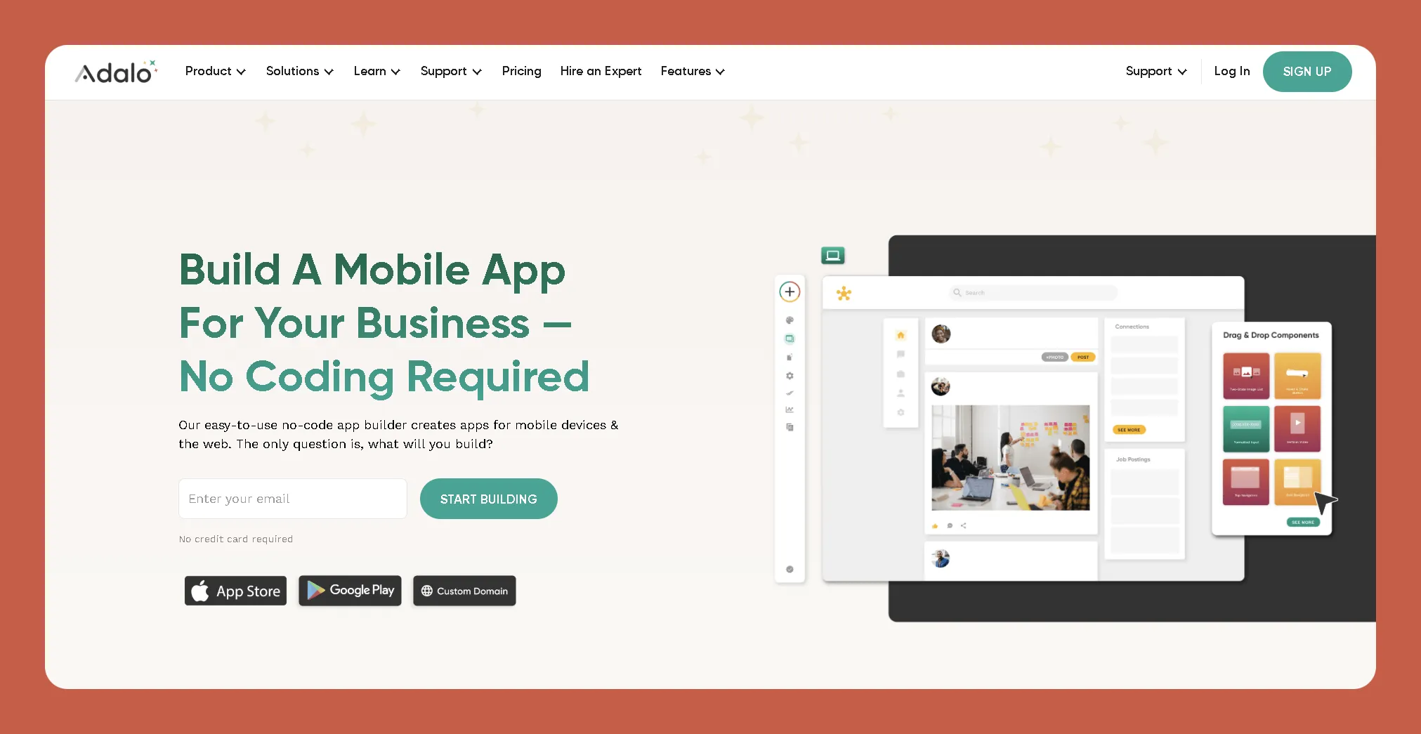 Adalo platform interface