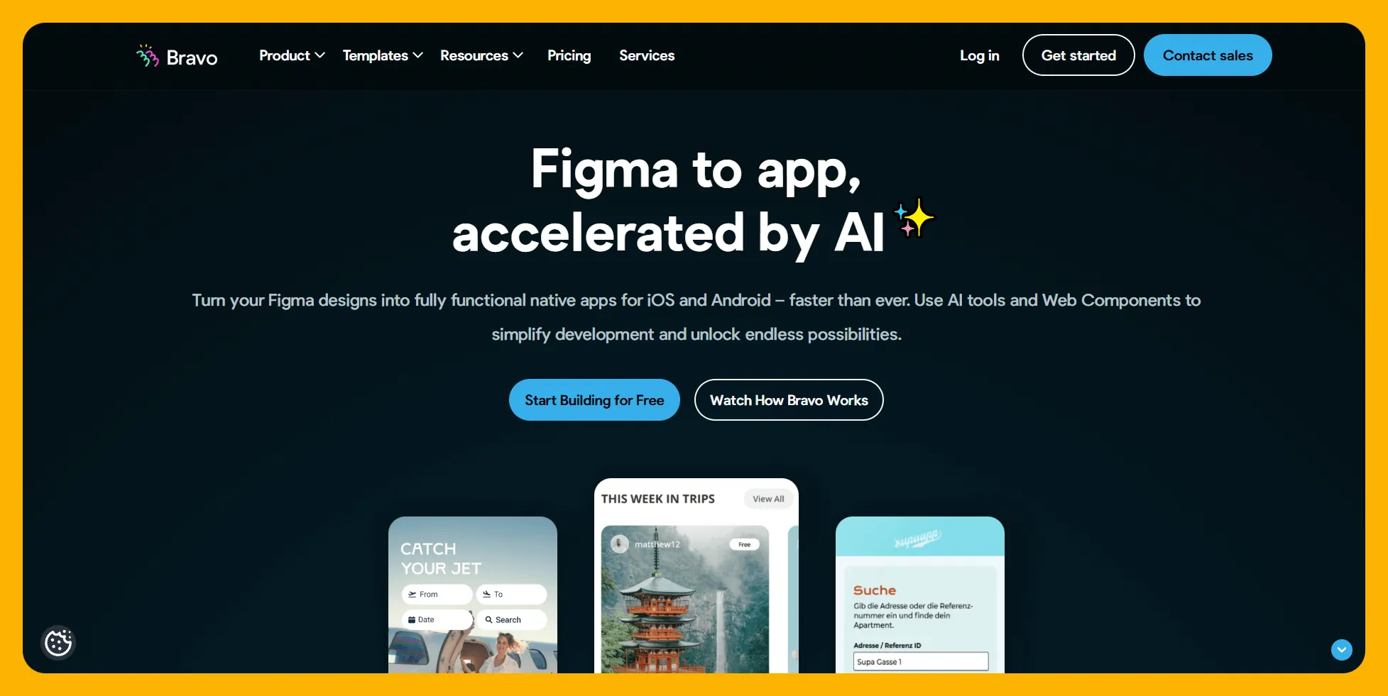 Bravo Studio interface