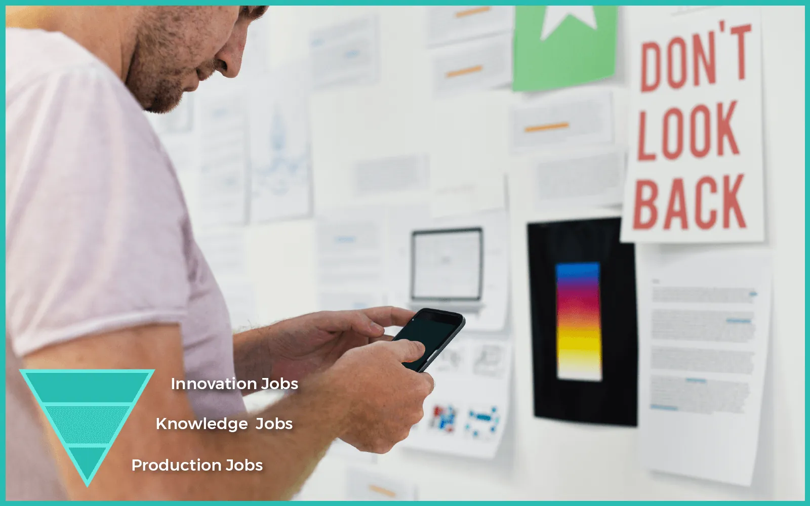 Creative collaboration in modern workspace