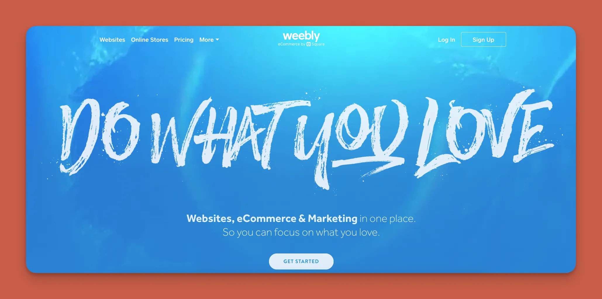 Weebly interface