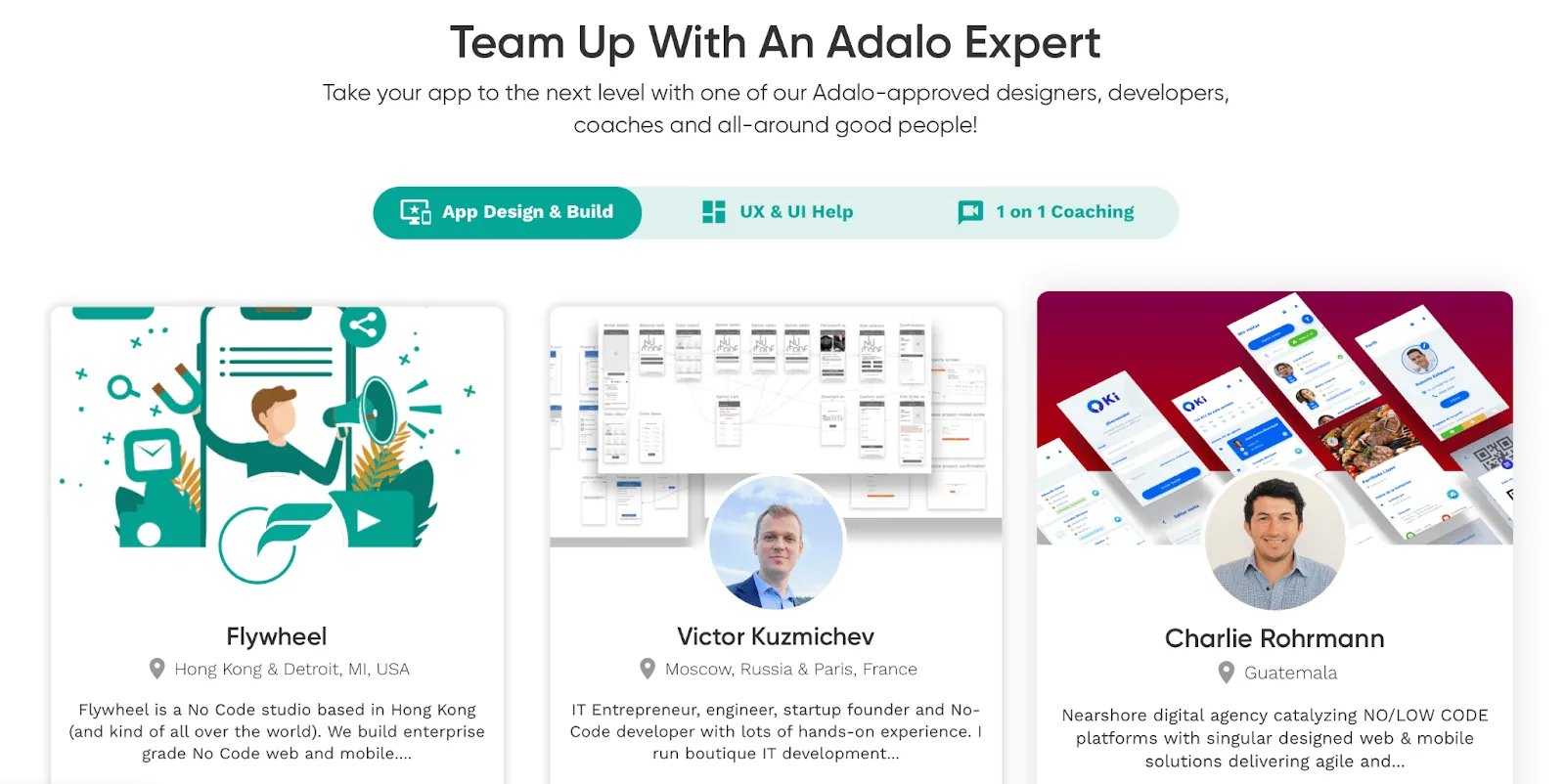No-code expert collaboration