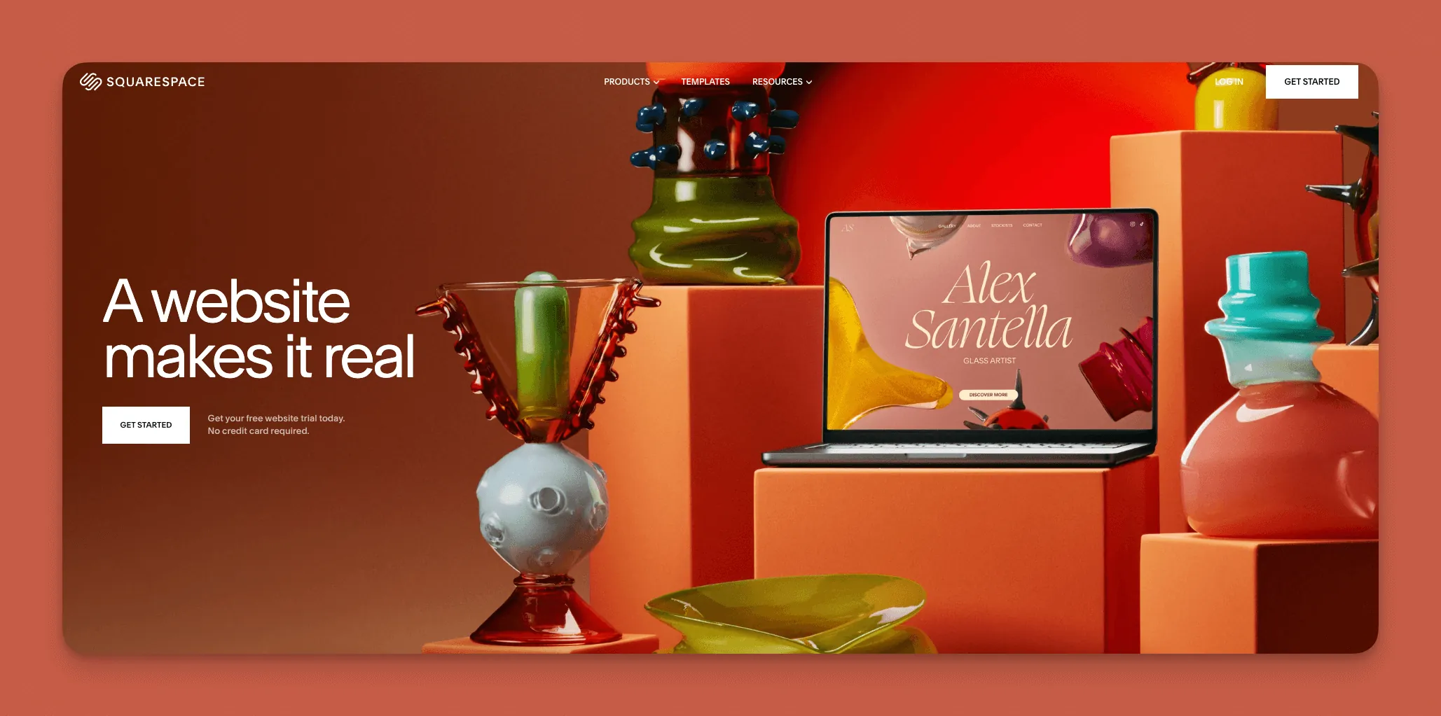 Squarespace interface