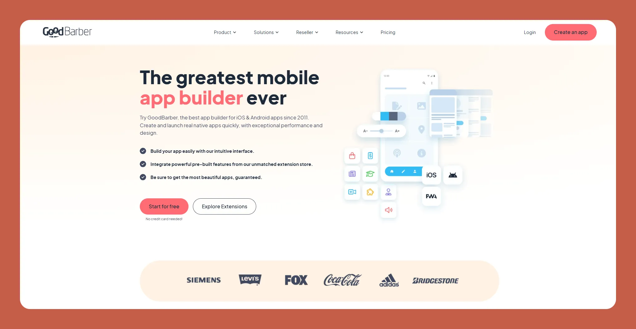 GoodBarber platform overview