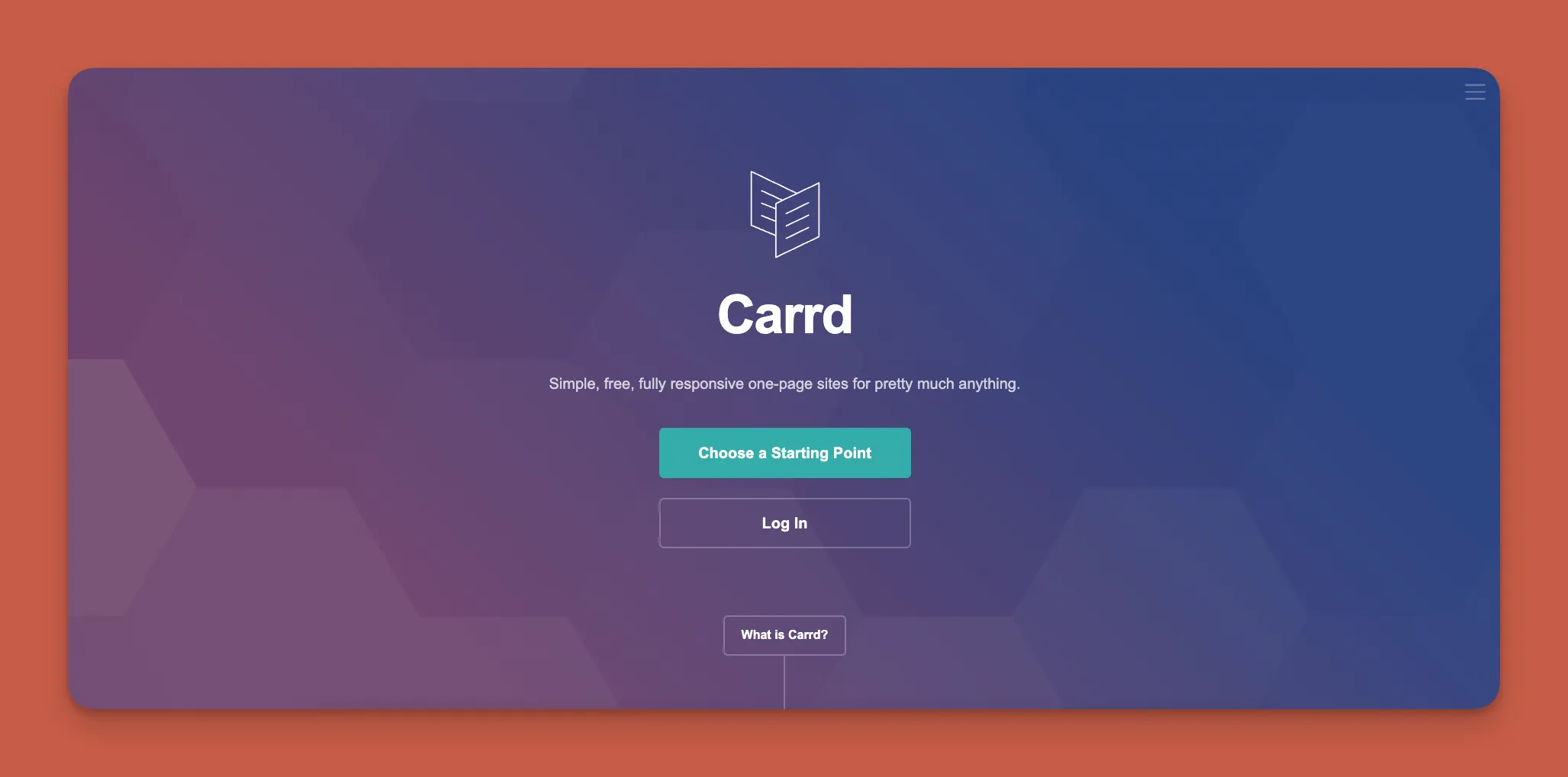 Carrd interface
