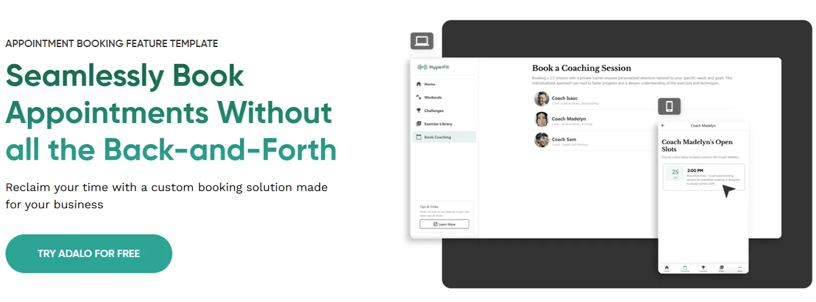 Adalo Appointments App Template