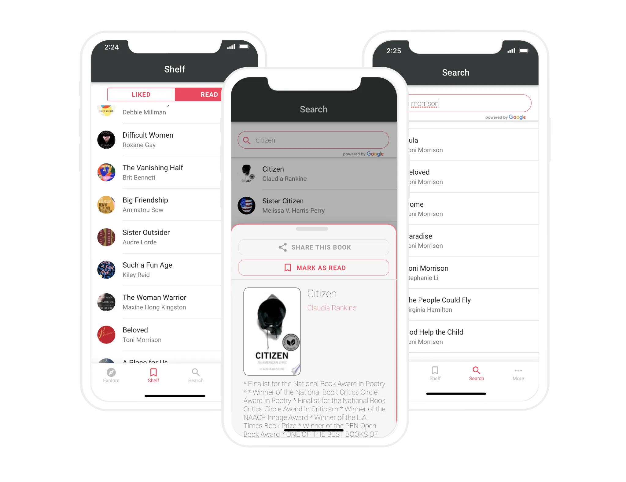 Chapter app showcase