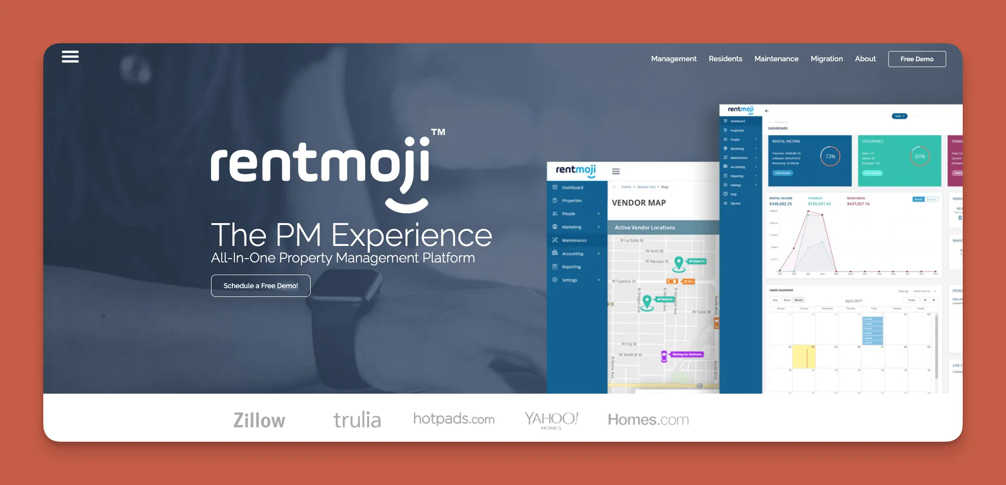 Rentmoji property management app