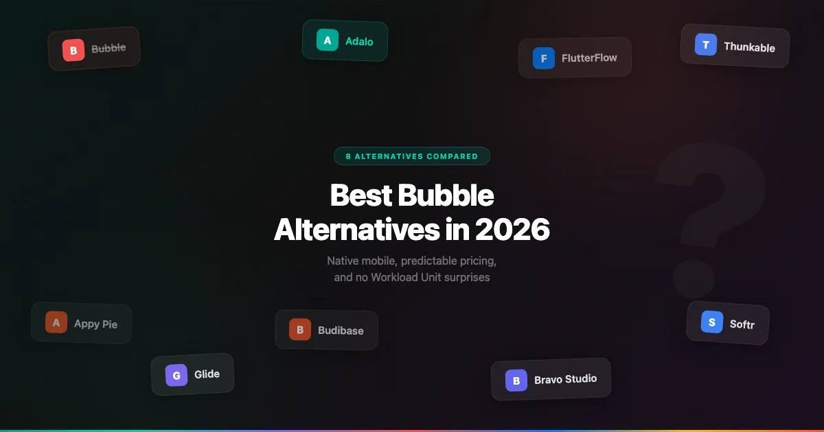 9 Best Bubble Alternatives in 2026