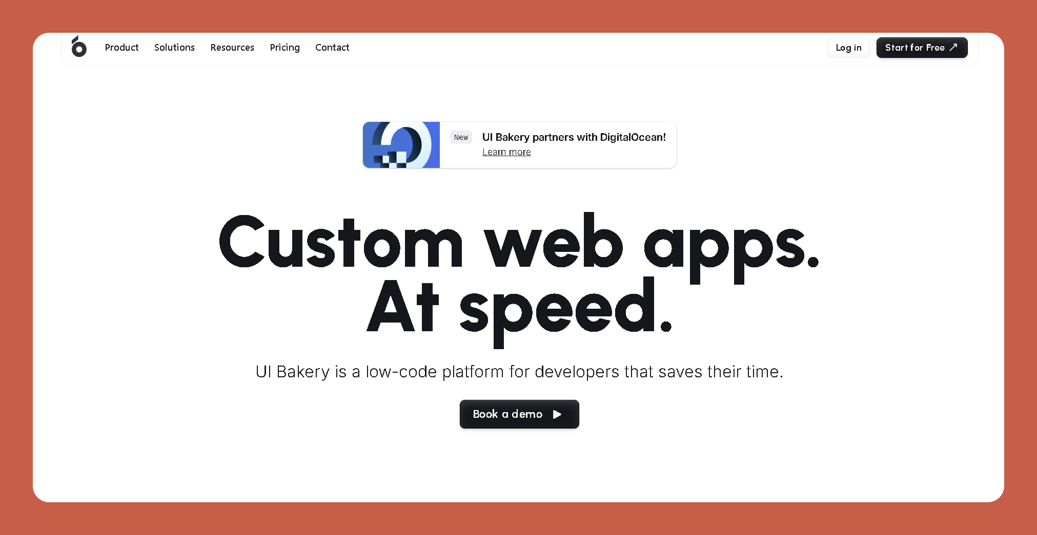 UI Bakery platform interface