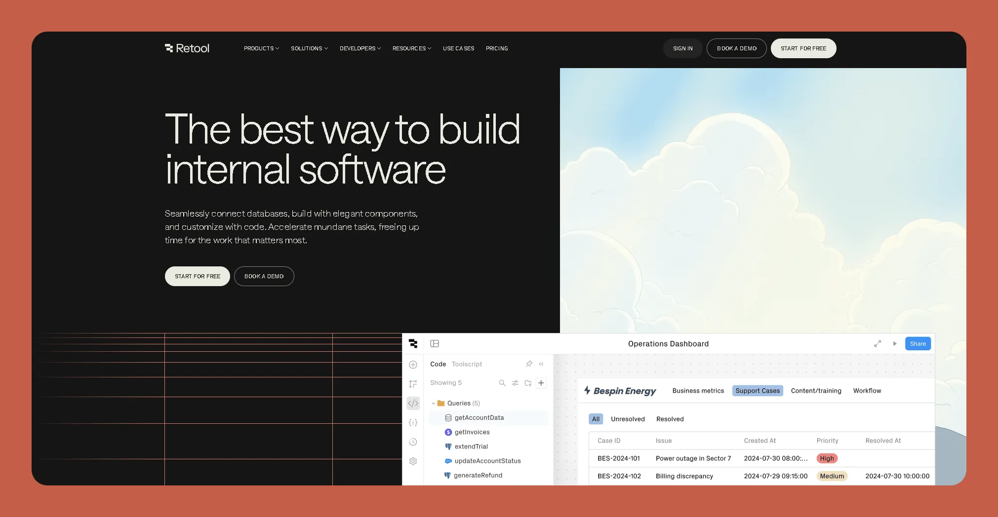Retool platform interface