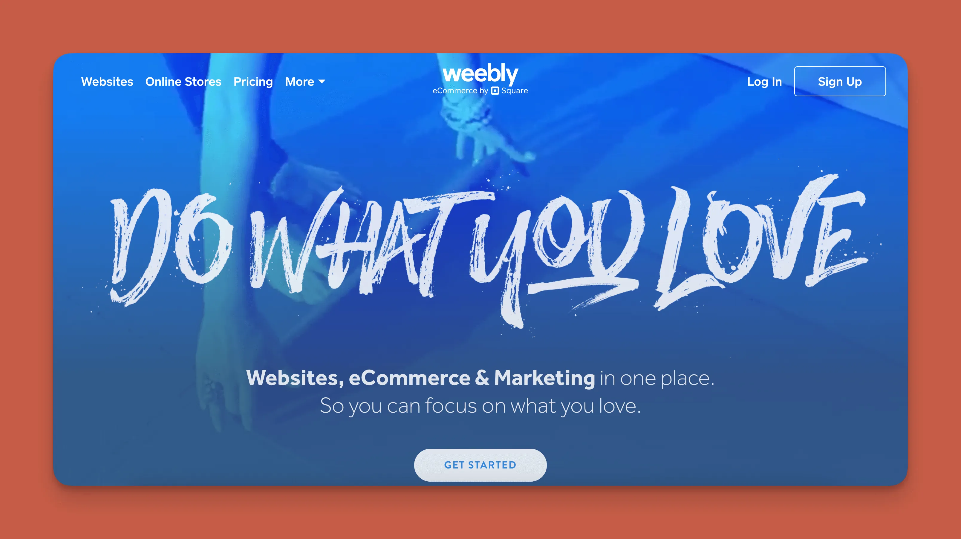 Weebly website builder interface