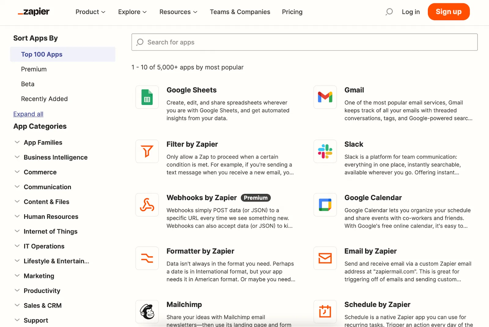Make app integrations