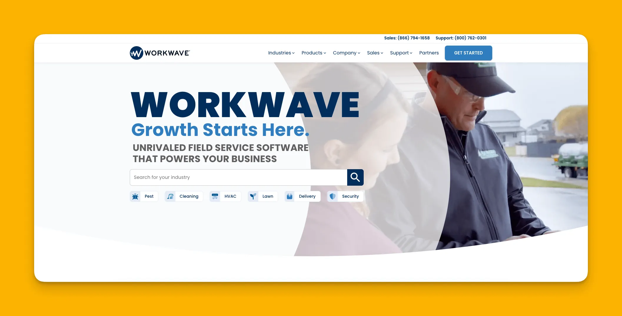 WorkWave interface