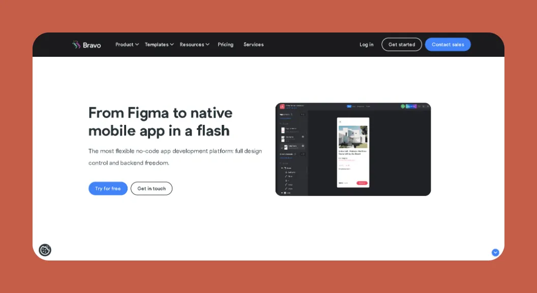 Bravo Studio interface