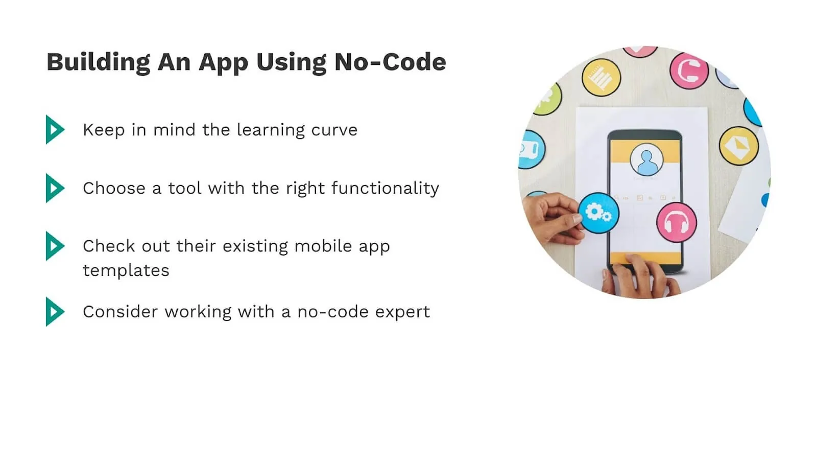 App building interface