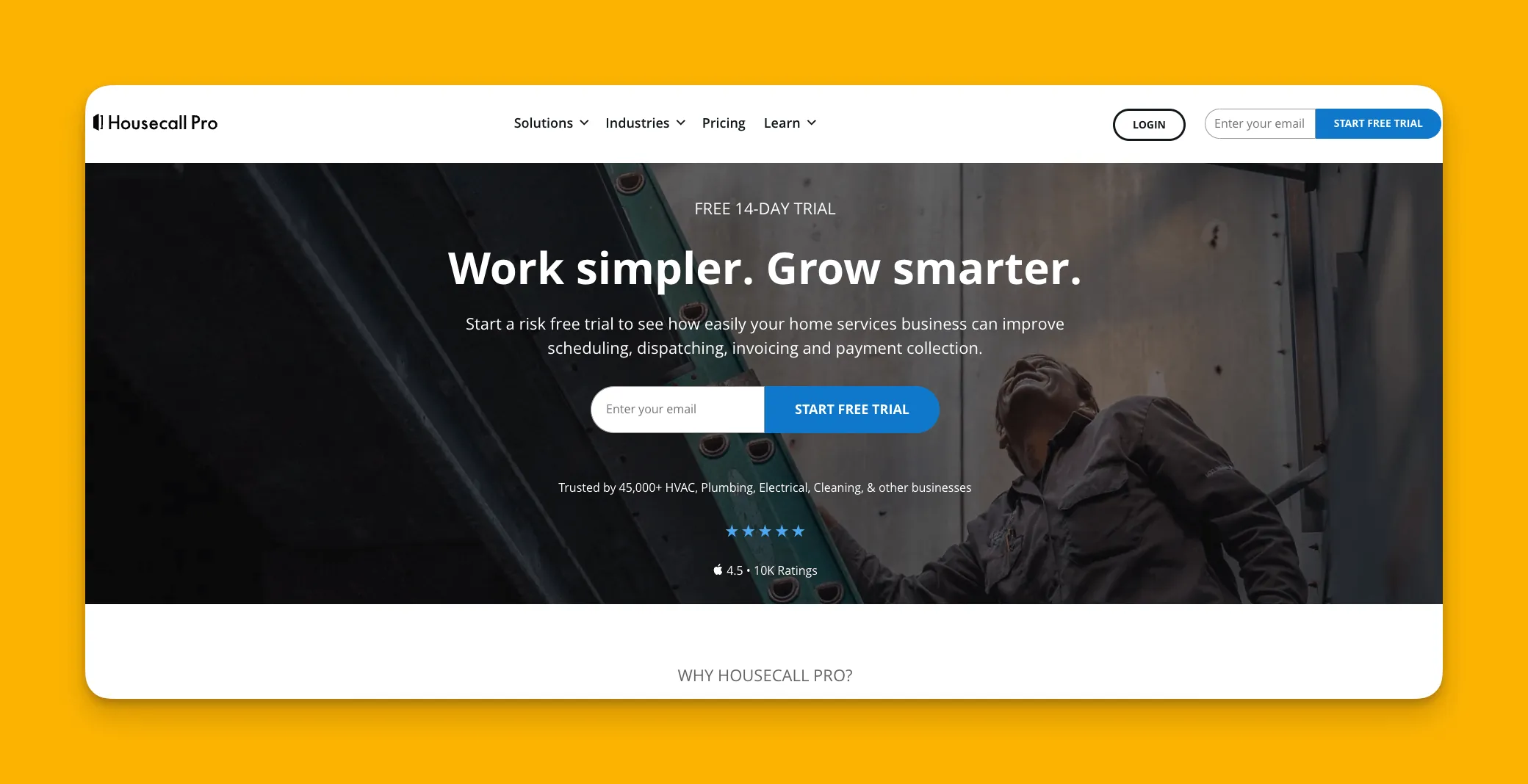 Housecall Pro interface