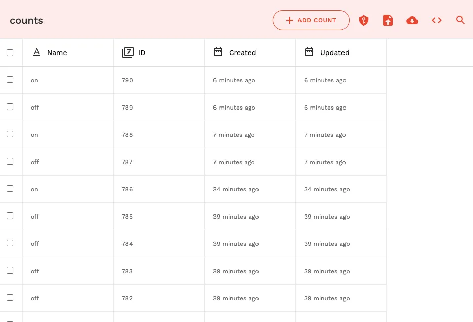 Adalo Collections data view