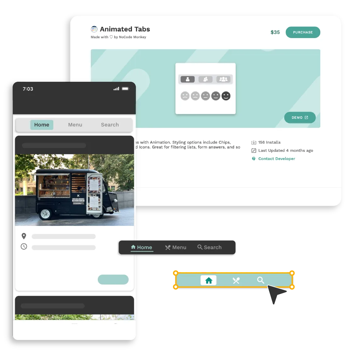 Animated Tabs