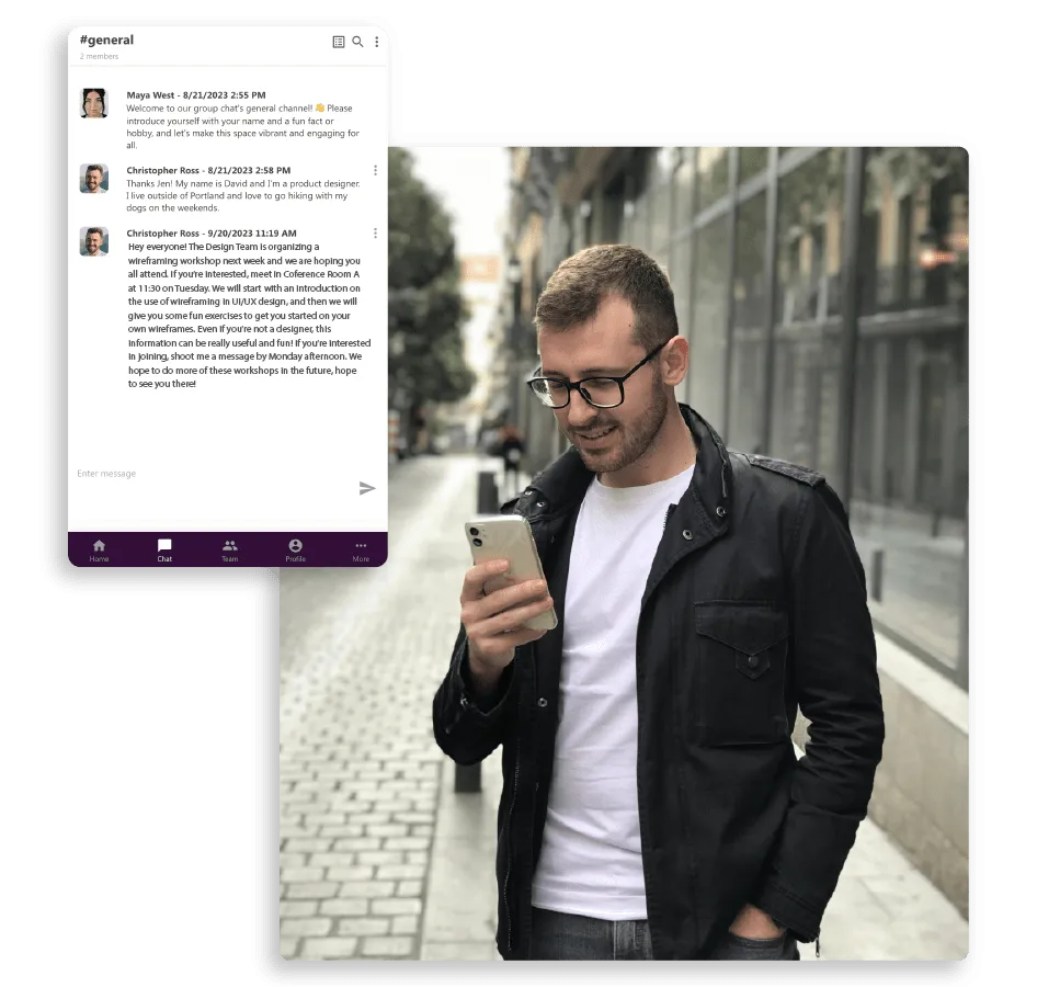 Monitor community communication in one place