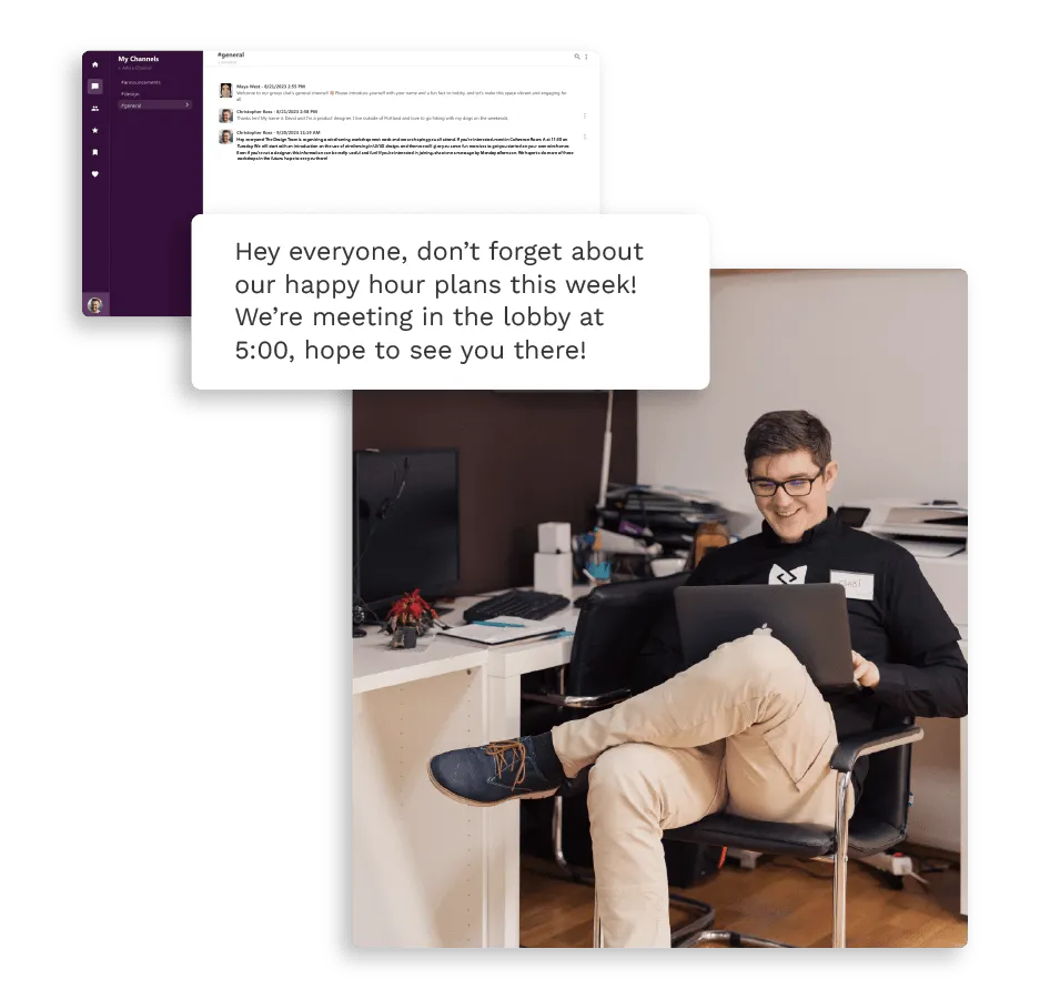 Send messages to your whole community
