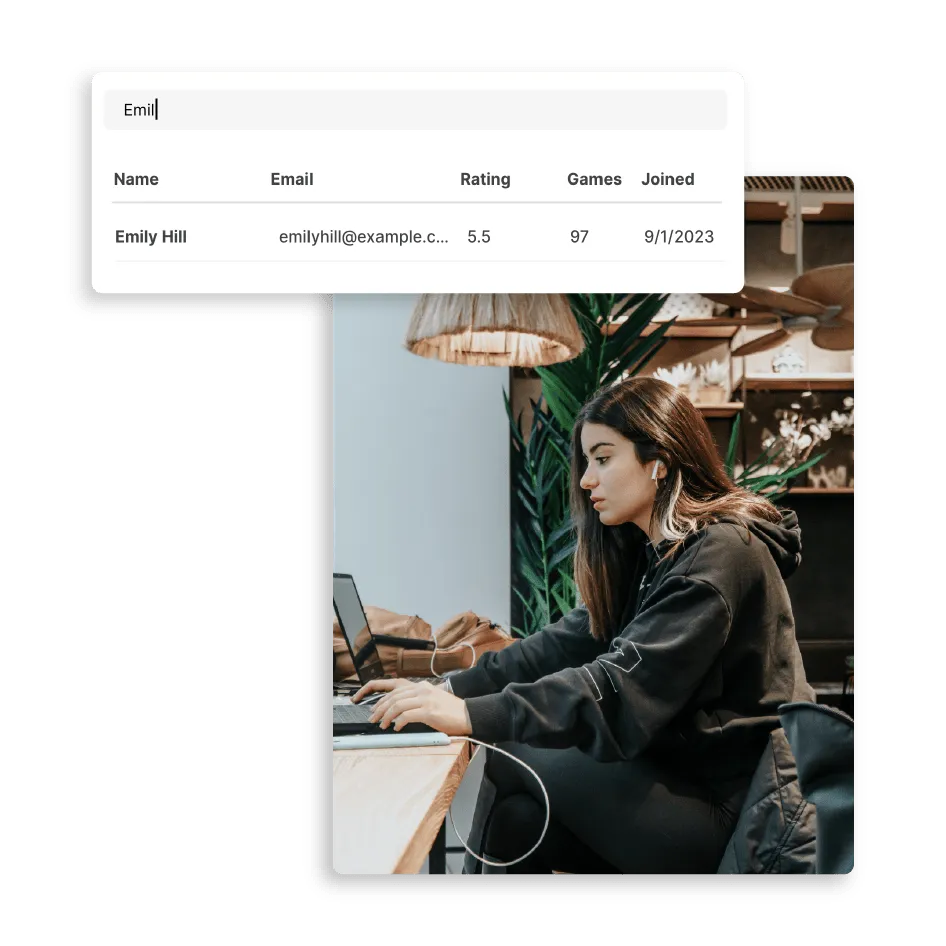Search App Users