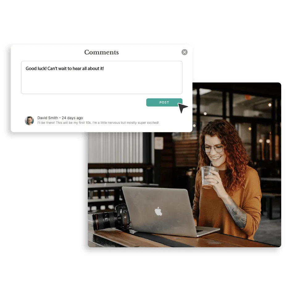 Engage with Posts by Commenting