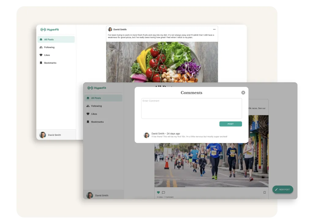 Create a custom community feed App image
