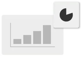 A simple set of graphs, one bar graph and one pie graph. 