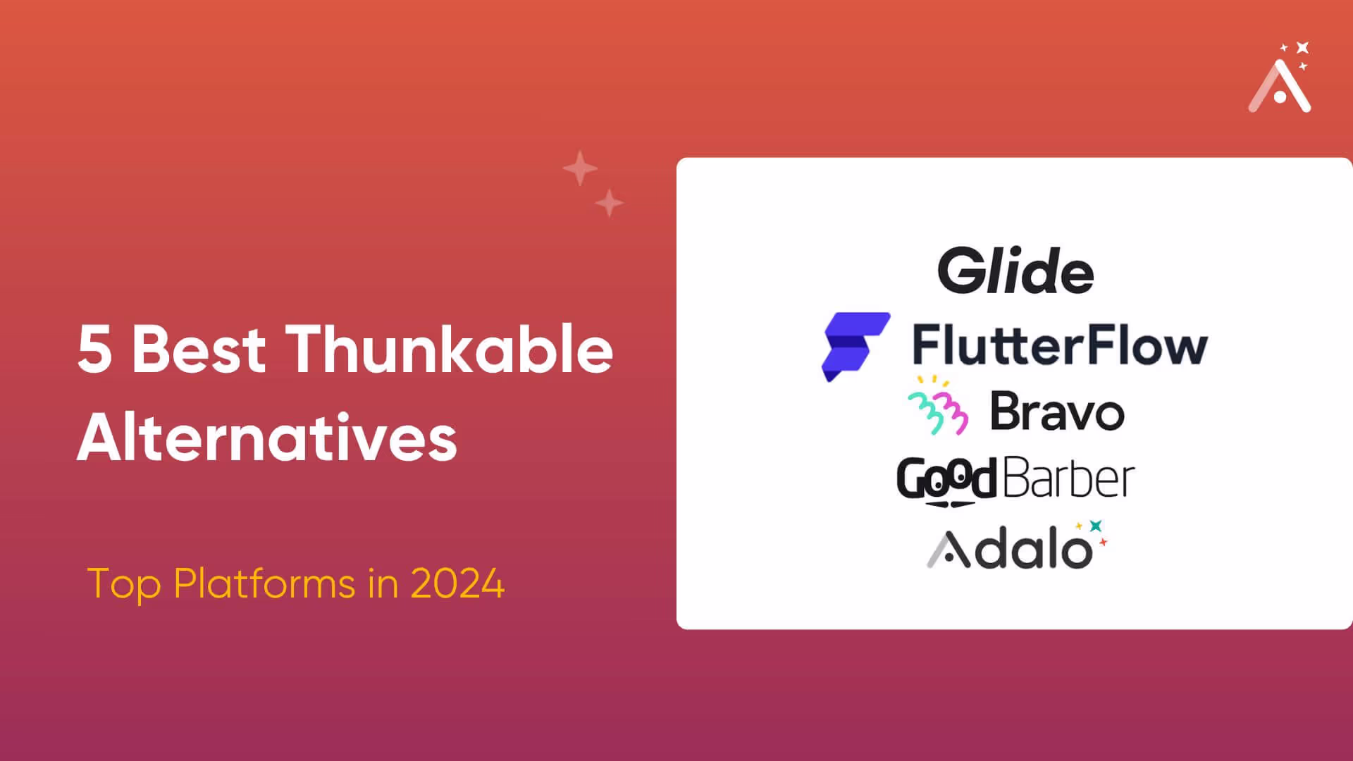Best Thunkable Alternatives in 2026 (Ranked)