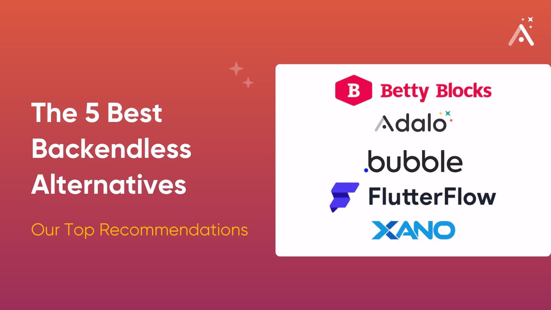 The 5 Best Backendless Alternatives in 2026