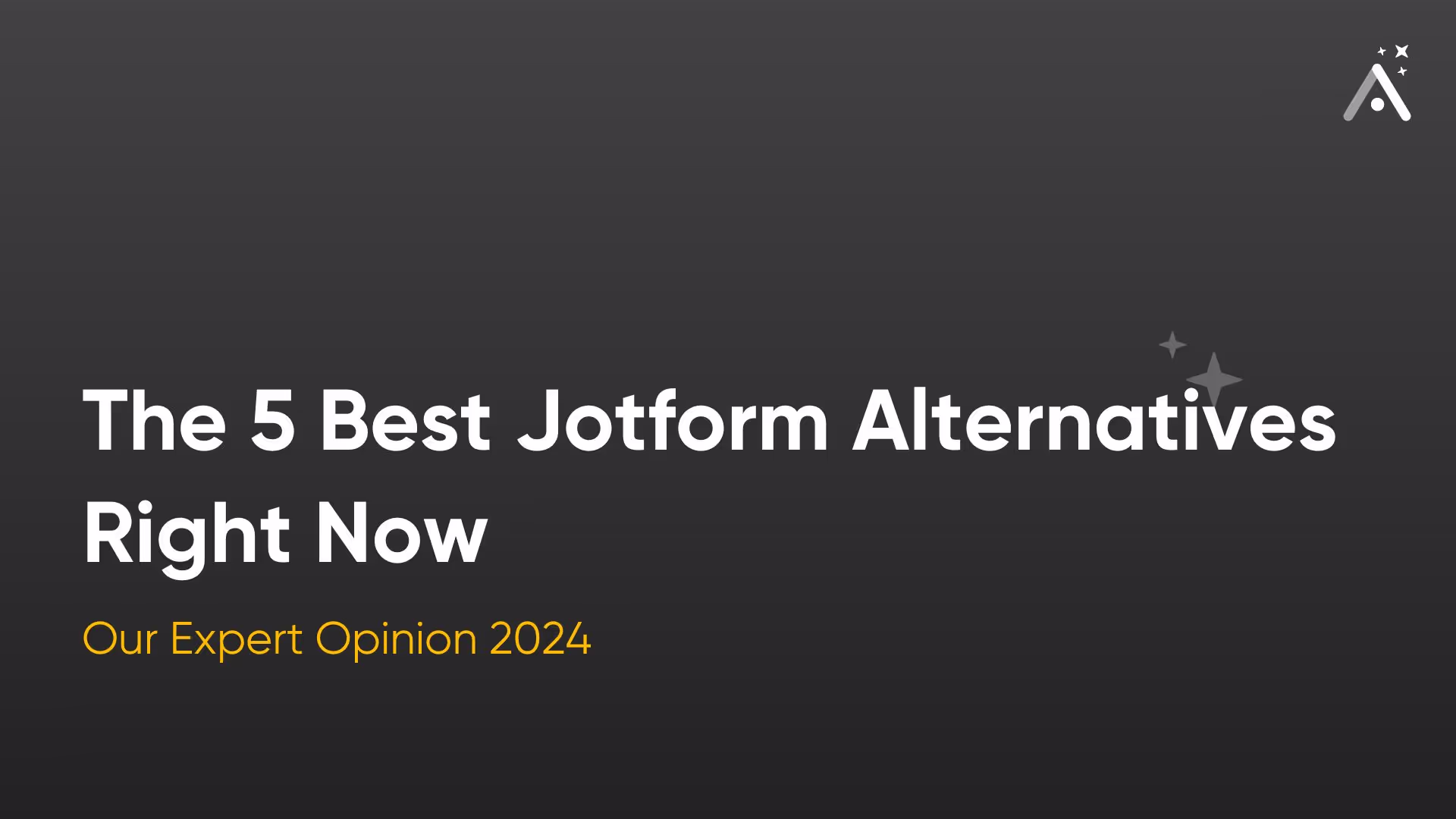 The 5 Best Jotform Alternatives Right Now (Expert Opinion 2025)