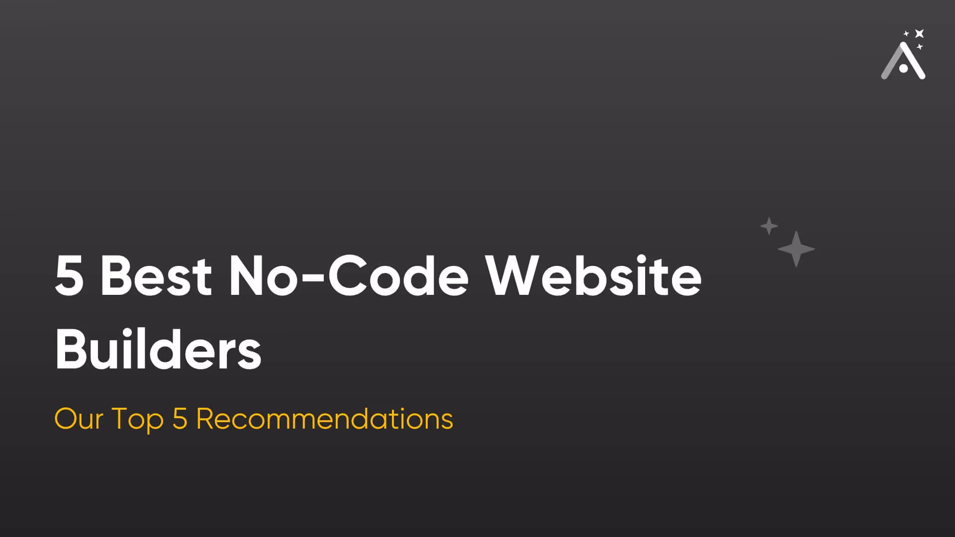 5 Best No-Code Website Builders | 2026