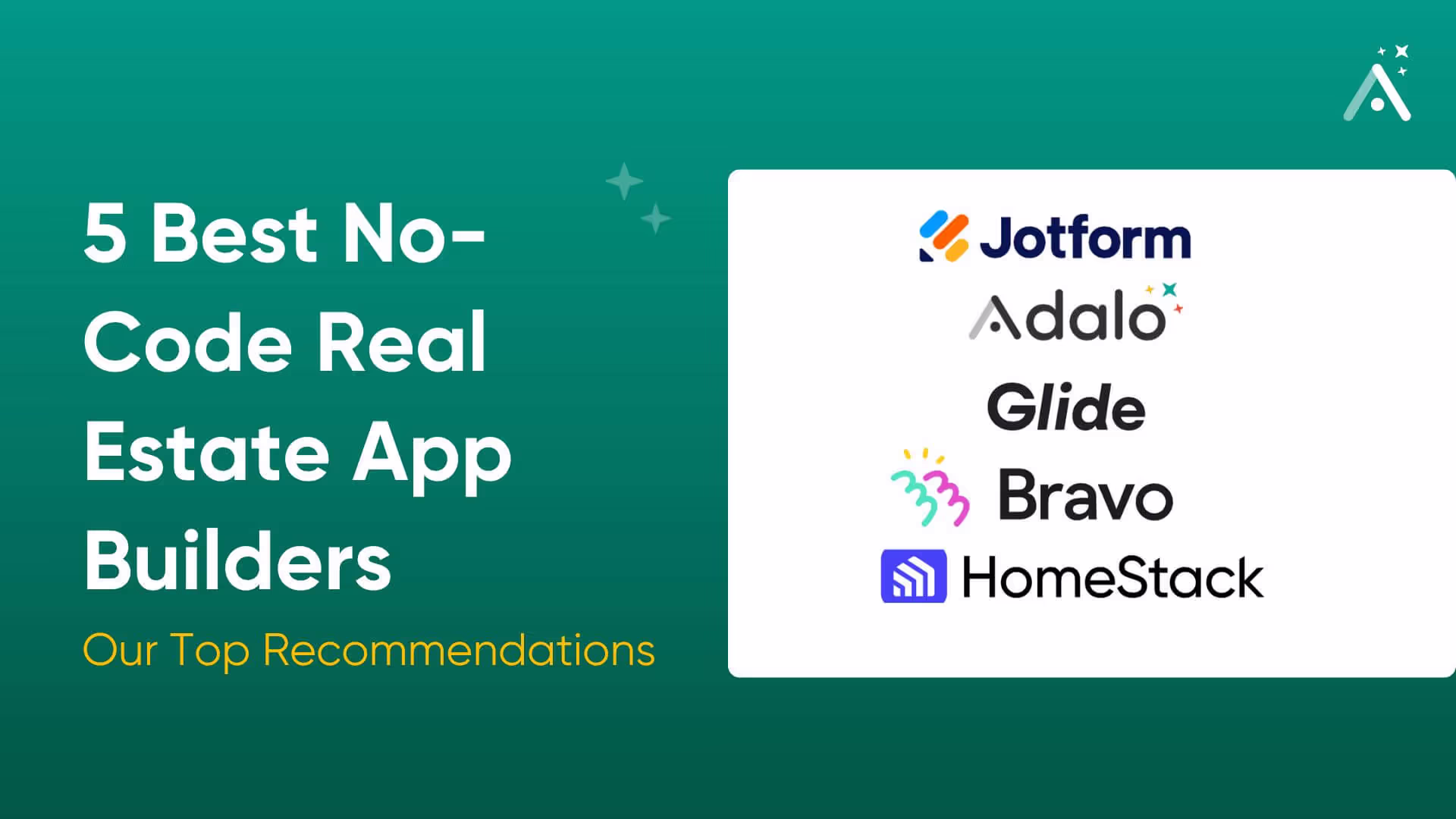 5 Best No-Code Real Estate App Builders for 2026