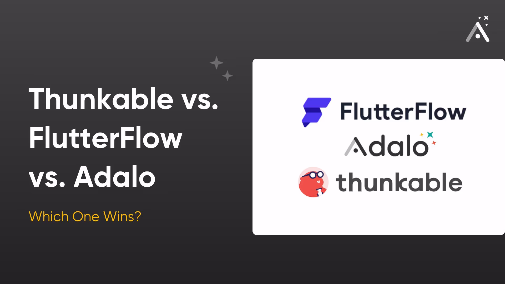 Thunkable vs. FlutterFlow vs. Adalo: Which One Wins?