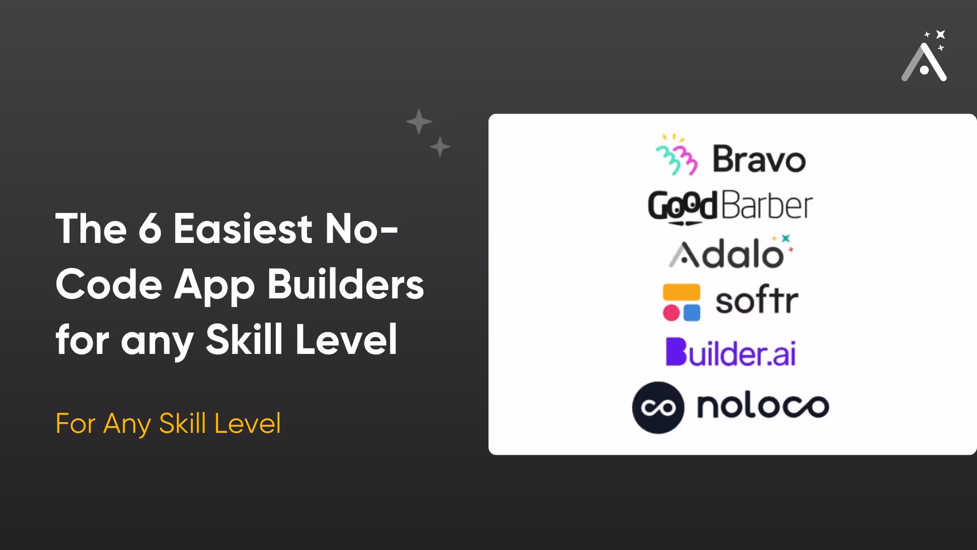 The 6 Easiest No-Code App Builders for any Skill Level | 2026