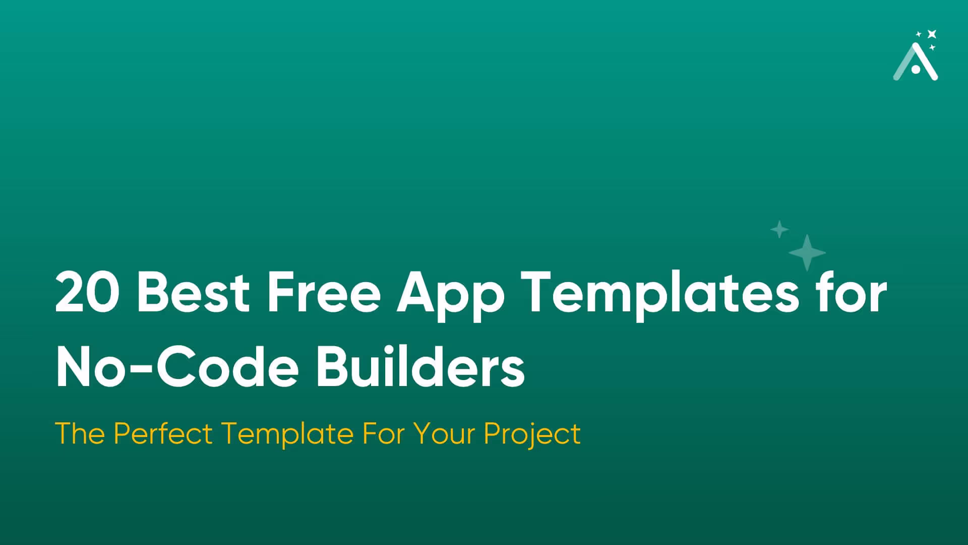 20 Best Free App Templates for No-Code Builders