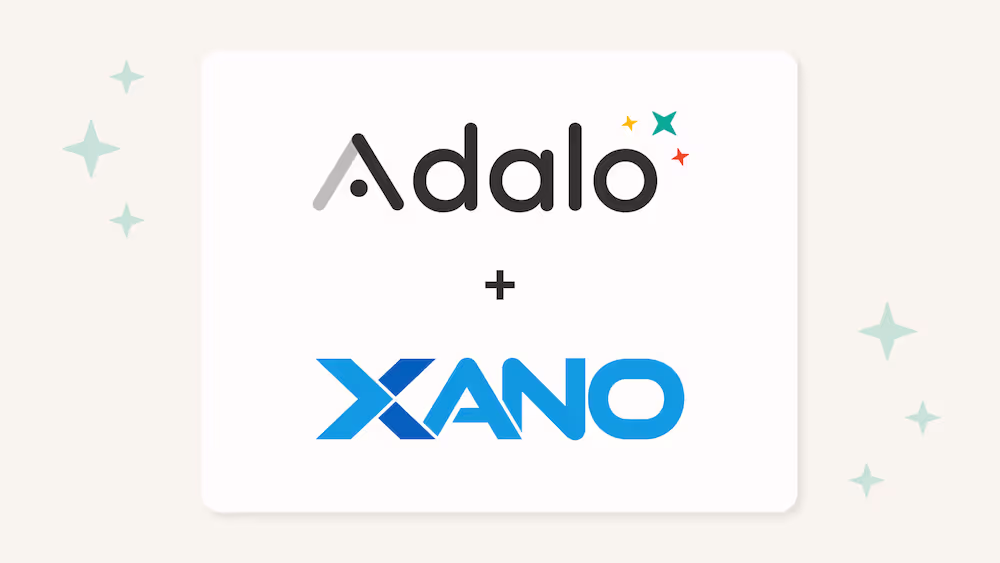 Adalo and Xano: a powerful backend for your no-code apps