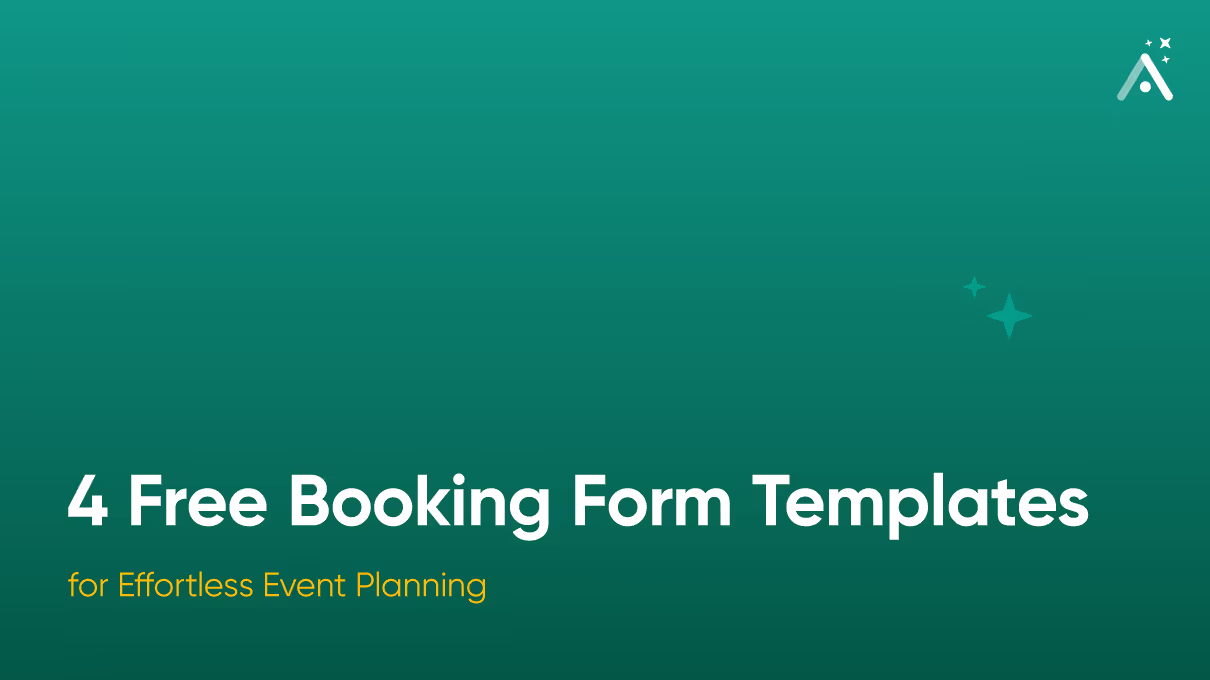 4 Free Booking Form Templates for Effortless Event Planning