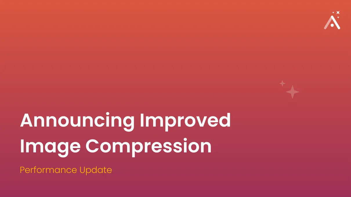 Performance Update! Announcing Improved Image Compression
