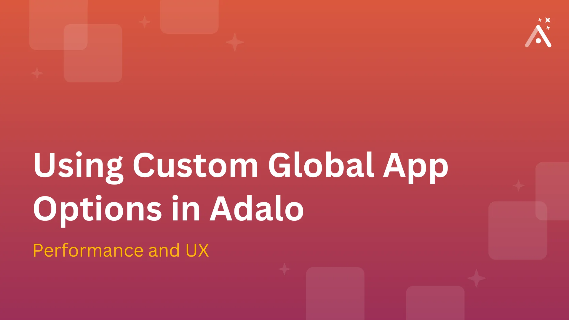 Managing Application-wide Settings Using Global Settings