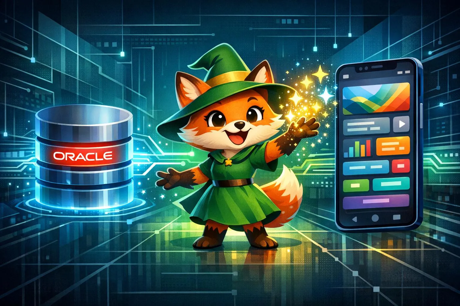 How To Create An App using OracleDB Data