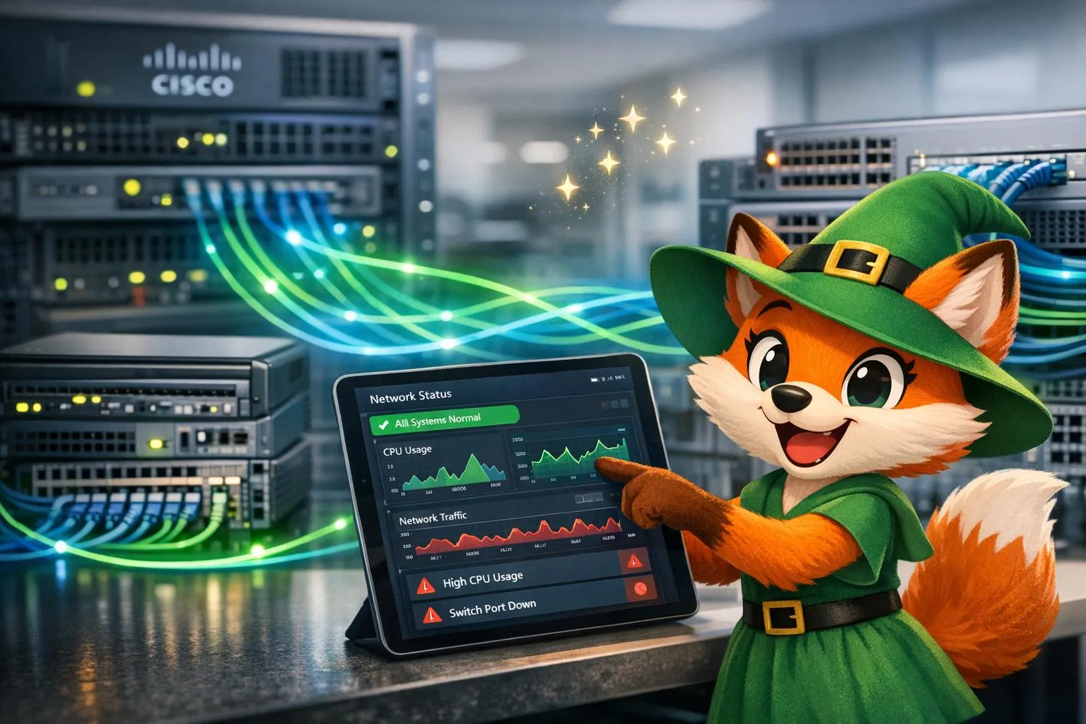 How To Create An App monitoring CISCO Hardware, Including Servers and Switches?