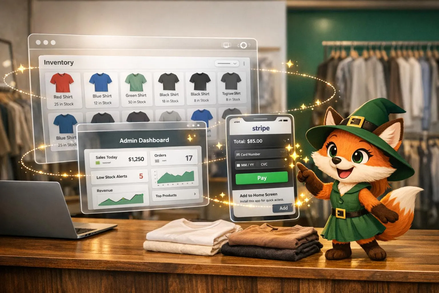 How to Create a Clothing Store Management Web and Mobile App