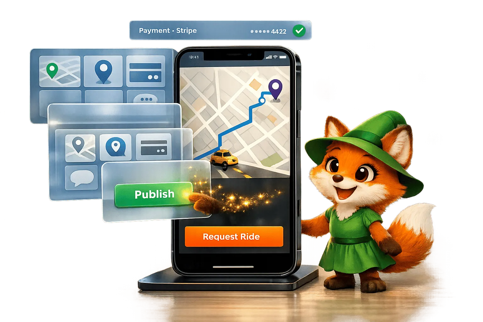 Create a Taxi and Ride-Sharing App Without Code